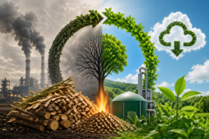 Carbon Emission Reduction Using Biomass